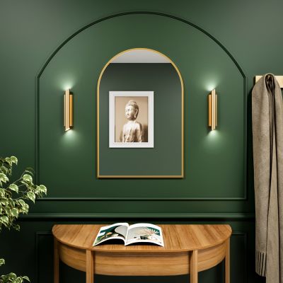 Baltica Design Tiny Border Pastille Cut lustro 50x110 cm złote