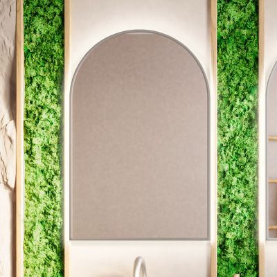 Baltica Design Tiny Border Pastille Cut LED lustro 50x100 cm srebrne barwa neutralna