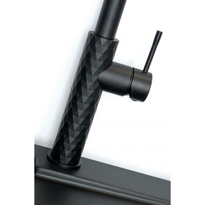 Berg Stella bateria kuchenna stojąca czarna 130441PH