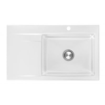 Berg Grazia zlewozmywak ceramiczny 86x51 cm biały BRZ22C11P