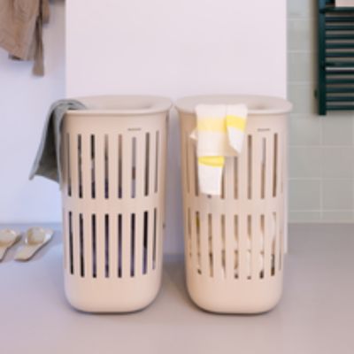 Brabantia Collect-It kosz na bieliznę i pranie 55 l (2 szt) beżowy 247866