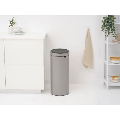 Brabantia Bo Touch Bin kosz na śmieci 30 l Soft Grey 254963