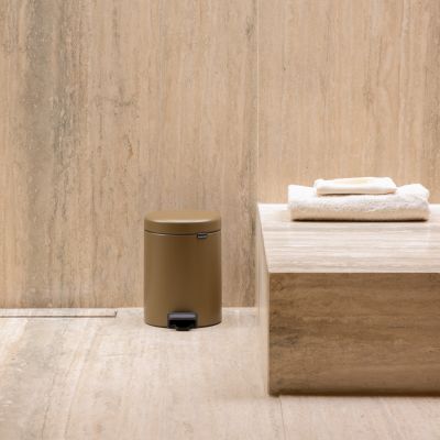 Brabantia NewIcon kosz na śmieci 5 l Warm Brass 255243