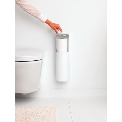 Brabantia MindSet pojemnik na papier toaletowy zapasowy biały 303180
