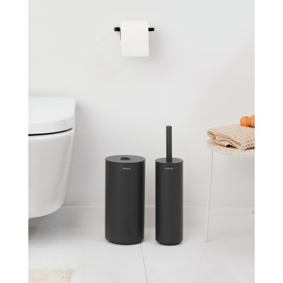 Brabantia MindSet zestaw akcesoriów toaletowych 3w1 grafit 303685