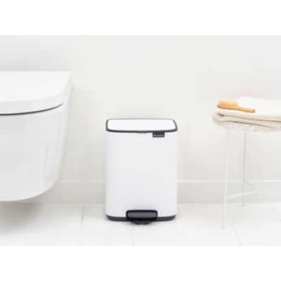 Brabantia Bo kosz na śmieci 7 l biały 236884