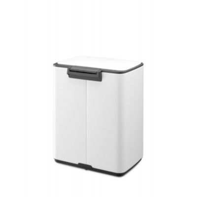 Brabantia Bo kosz na śmieci 12 l biały
