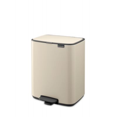 Brabantia Bo kosz na śmieci 12 l beżowy 238024