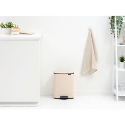 Brabantia Bo kosz na śmieci 12 l beżowy 238024