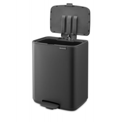Brabantia Bo kosz na śmieci 12 l szary 238086