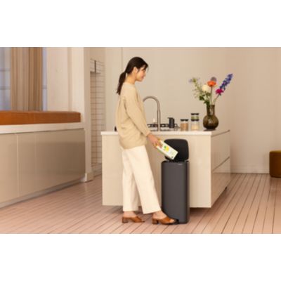 Brabantia Bo pojemnik na odpady 30 l szary 238185