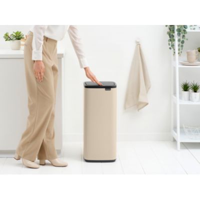 Brabantia Bo pojemnik na odpady 30 l beżowy 238222