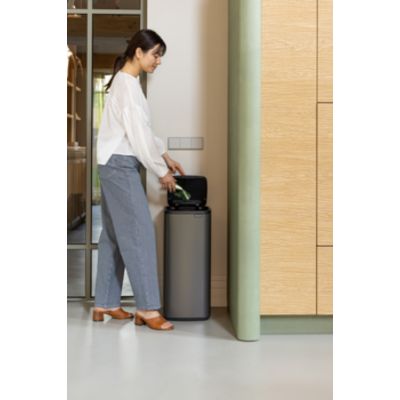 Brabantia Bo pojemnik na odpady 30 l platinum 238260