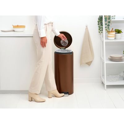 Brabantia NewIcon pojemnik na odpady 30 l brązowy 238789