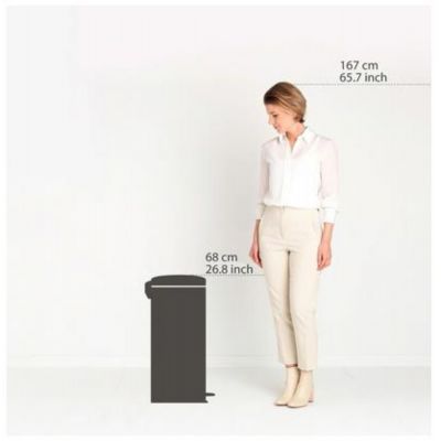 Brabantia NewIcon pojemnik na odpady 30 l brązowy 238789