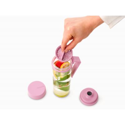 Brabantia Make & Take butelka na wodę 0,5 l Lilac Pink 241086