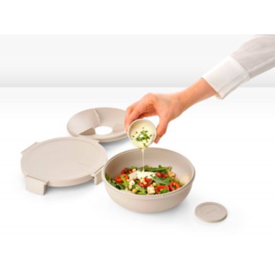 Brabantia Make & Take miska do sałatki 1,3 l beżowa 241888