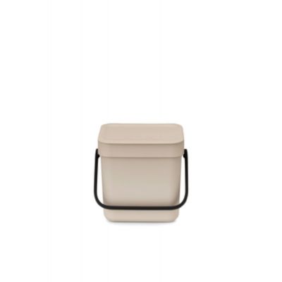 Brabantia Sort & Go sortownik na odpady 3 l beżowy 251689