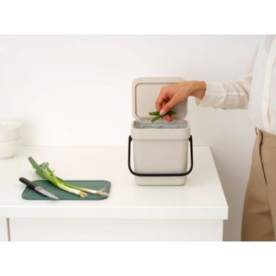 Brabantia Sort & Go sortownik na odpady 3 l beżowy 251689