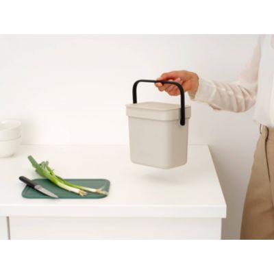 Brabantia Sort & Go sortownik na odpady 3 l beżowy 251689