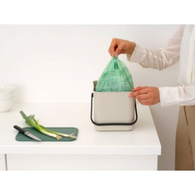 Brabantia Sort & Go sortownik na odpady 6 l beżowy 251702