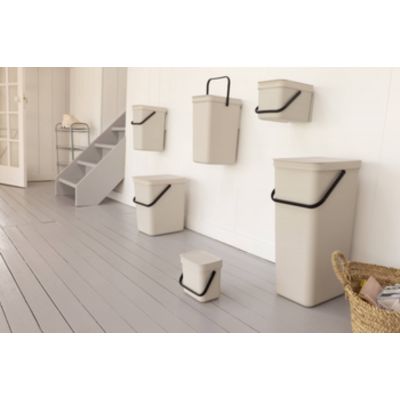 Brabantia Sort & Go sortownik na odpady 16 l Soft Beige 251740