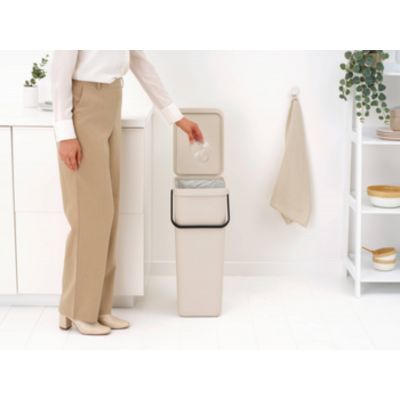 Brabantia Sort & Go sortownik na odpady 40 l beżowy 251788
