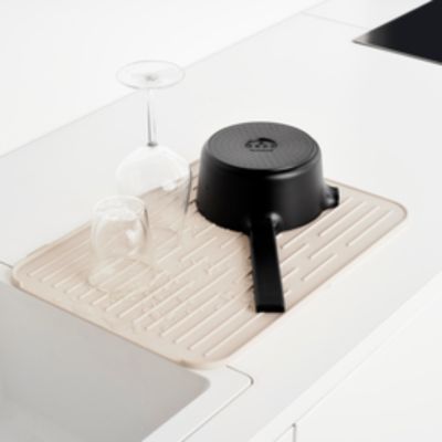 Brabantia Sink Side mata ociekowa 43,8x32,5x0,9 cm beżowa 252044