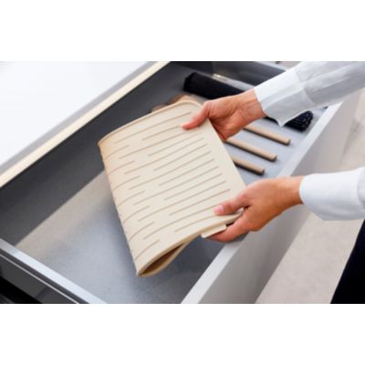 Brabantia Sink Side mata ociekowa 43,8x32,5x0,9 cm beżowa 252044