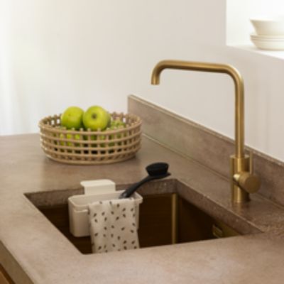 Brabantia Sink Side organizer 17,1x12,7x10,6 cm beżowy 252129