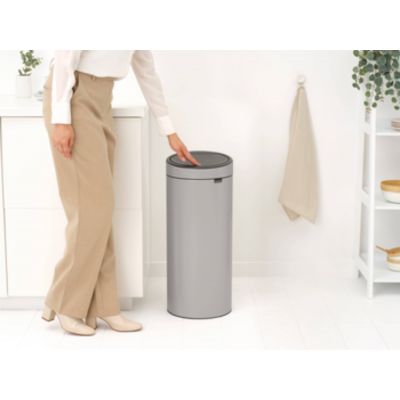 Brabantia Bo Touch Bin kosz na śmieci 30 l Soft Grey 254963