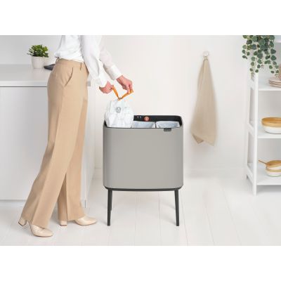 Brabantia Bo Touch Bin pojemnik na odpady 33 l szary 255021