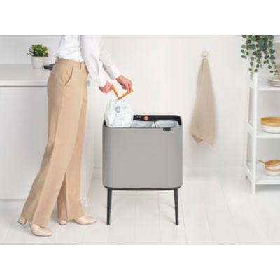 Brabantia Bo Touch Bin pojemnik na odpady 33 l szary 255021