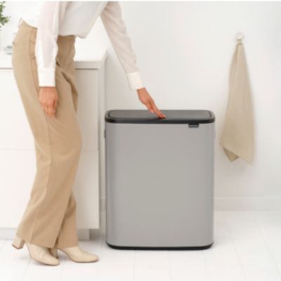 Brabantia Bo Touch Bin pojemnik na odpady 60 l szary 255045