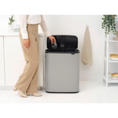 Brabantia Bo Touch Bin pojemnik na odpady 60 l szary 255045