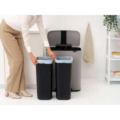 Brabantia Bo pojemnik na odpady 60 l Soft Grey 255069