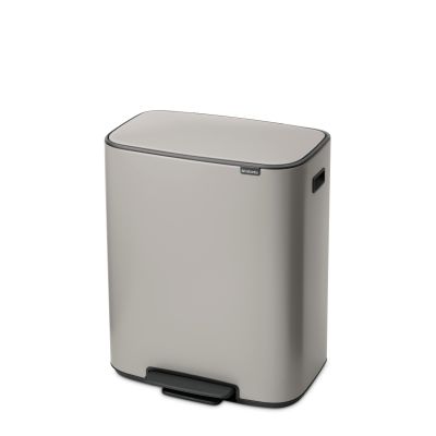 Brabantia Bo pojemnik na odpady 60 l szary Soft Grey 255083