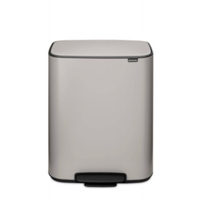 Brabantia Bo pojemnik na odpady 60 l szary Soft Grey 255083