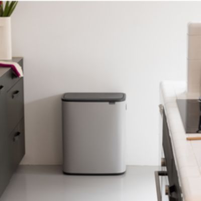 Brabantia Bo Touch Bin pojemnik na odpady 60 l szary 255106