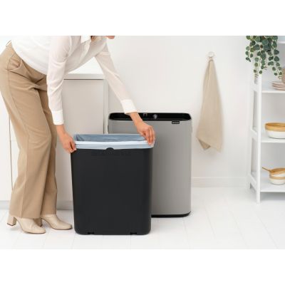 Brabantia Bo Touch Bin pojemnik na odpady 60 l szary 255106
