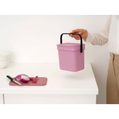 Brabantia Sort & Go sortownik na odpady 3 l Lilac Pink 255427