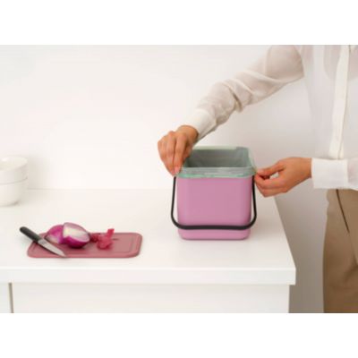 Brabantia Sort & Go sortownik na odpady 6 l Lilac Pink 255441