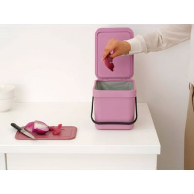 Brabantia Sort & Go sortownik na odpady 6 l Lilac Pink 255441