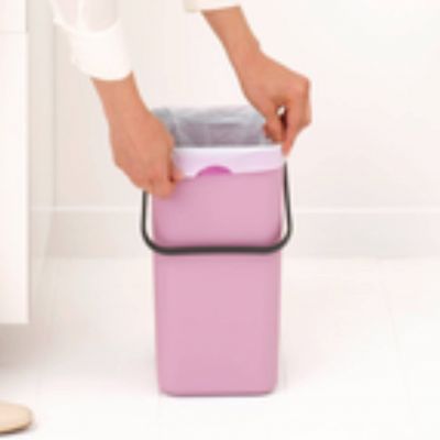 Brabantia Sort & Go sortownik na odpady 12 l Lilac Pink 255465