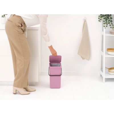 Brabantia Sort & Go sortownik na odpady 12 l Lilac Pink 255465