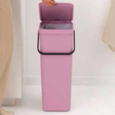 Brabantia Sort & Go sortownik na odpady 40 l Lilac Pink 255526