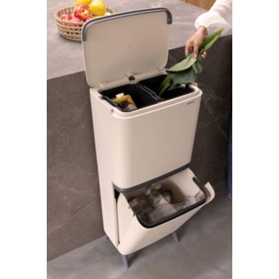 Brabantia SortUp Hi sortownik na odpady 45 l Soft Beige 275029