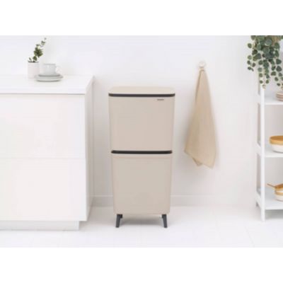 Brabantia SortUp Hi sortownik na odpady 45 l Soft Beige 275029