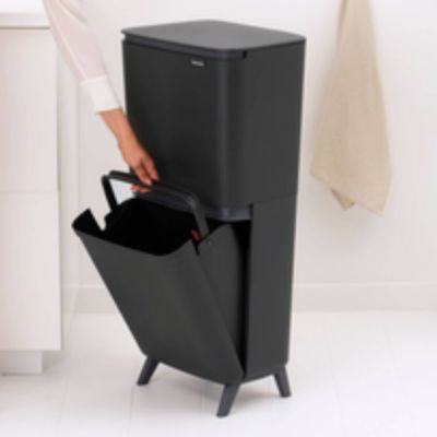 Brabantia SortUp Hi sortownik na odpady 45 l Dark Grey 275043