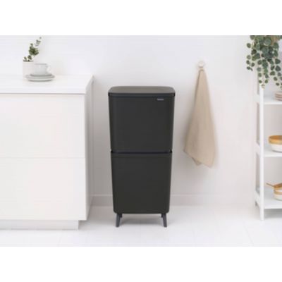 Brabantia SortUp Hi sortownik na odpady 45 l Dark Grey 275043